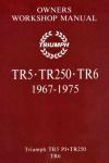 Triumph TR5 TR250 TR6 1967 1975 Service Repair Manual Glovebox   Brooklands Books Ltd UK 