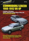 Holden Commodore VN VP Lexcen repair manual 1988 - 1993 - Ellery - NEW