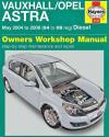 Holden Astra AH Diesel (Vauxhall Opel ) 2004-2008 Haynes Service Repair Manual USED