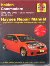 Holden Commodore VE Series 2006-2017 Haynes workshop repair Manual   