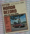Honda Accord repair manual 1977-1981